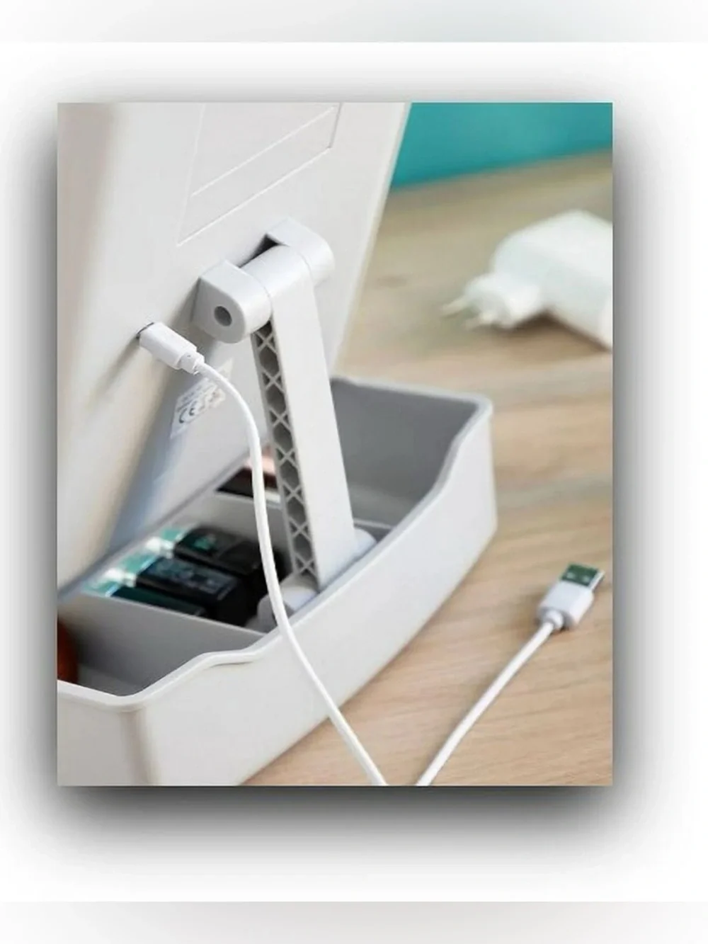 iHome Tri-Fold Lighted Vanity MakeUp Mirror with Storage Tray
